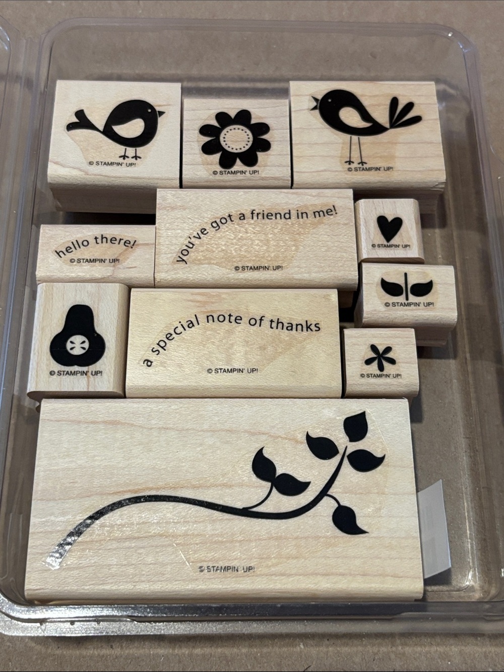 Stampin' Up! Vintage Stamp Set Cheep Talk